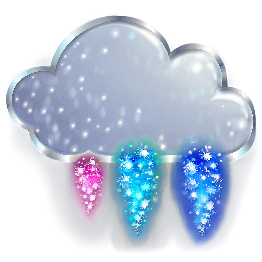 Cloud With Sparkles Png 06252024