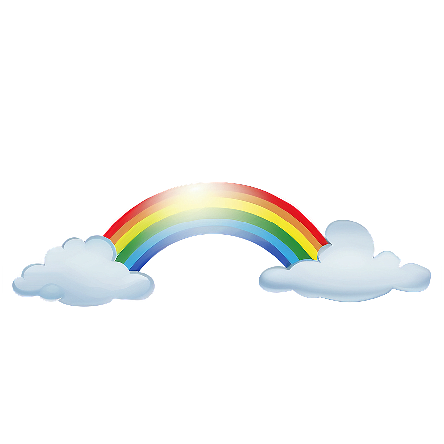 Cloudy Rainbow Png 22