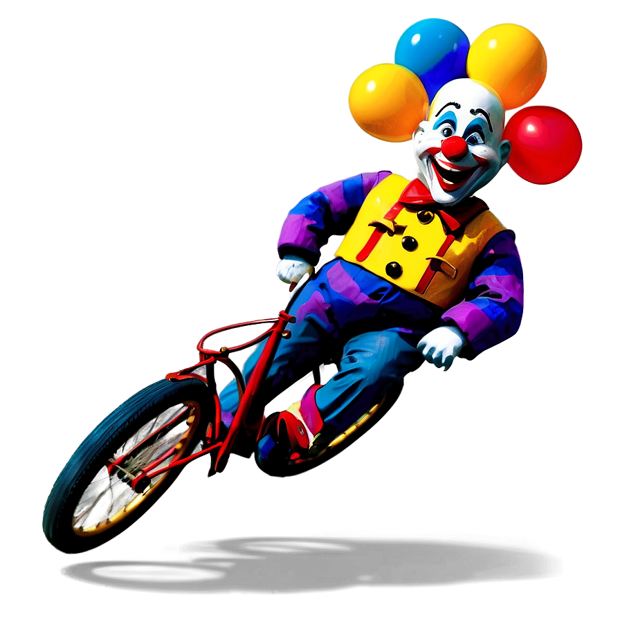 Clown Bicycle Stunt Png 76