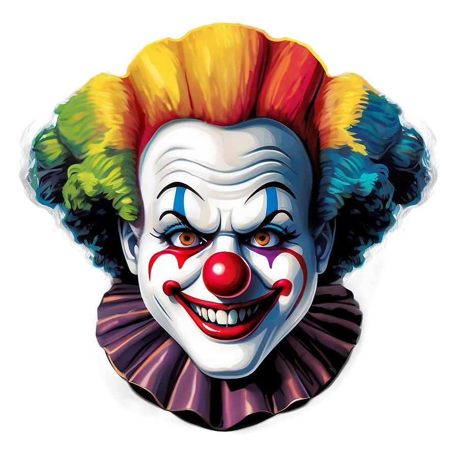 Clown Face Vector Art Png 46