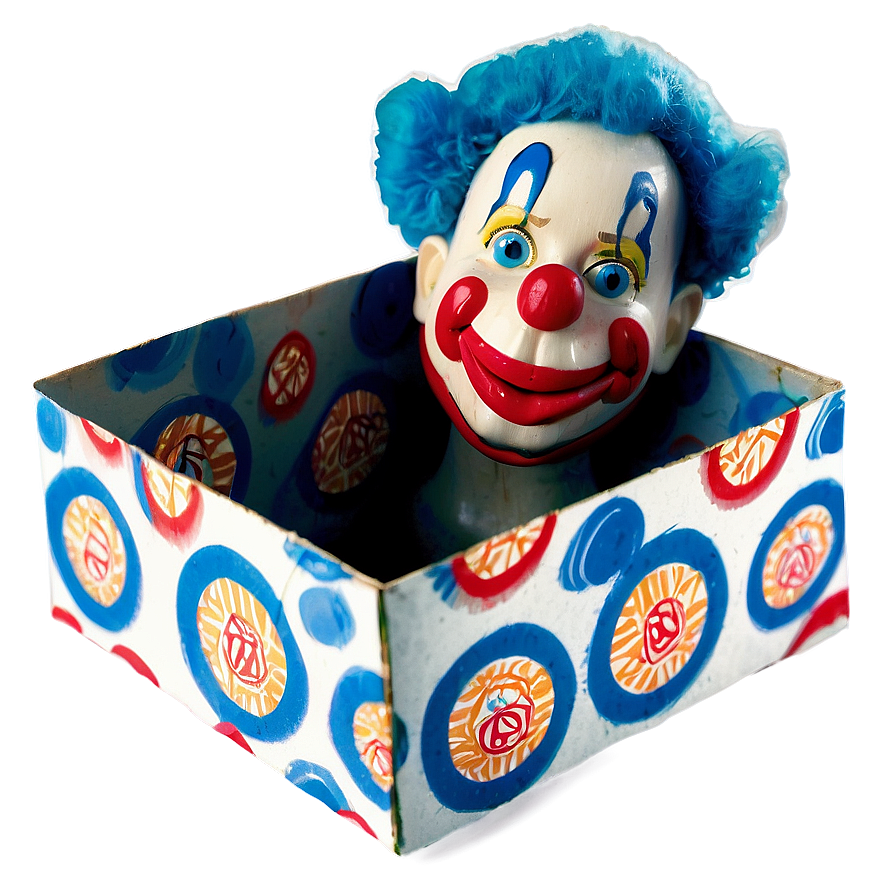 Clown In A Box Toy Png 36