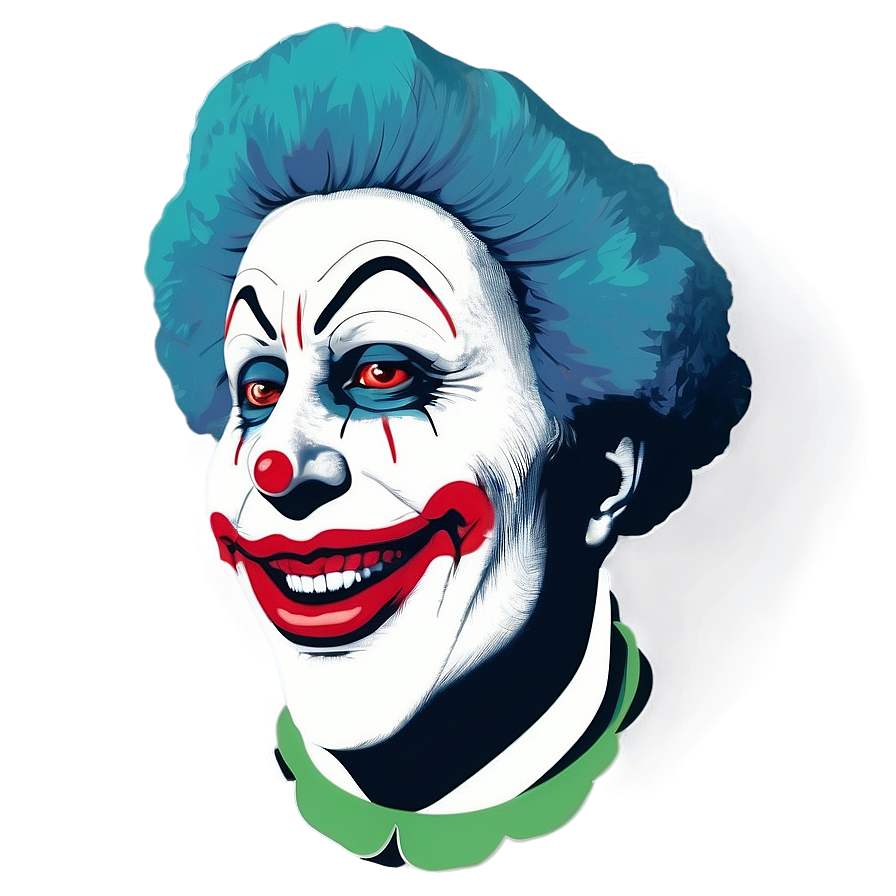 Clown Silhouette Scene Png Qbq