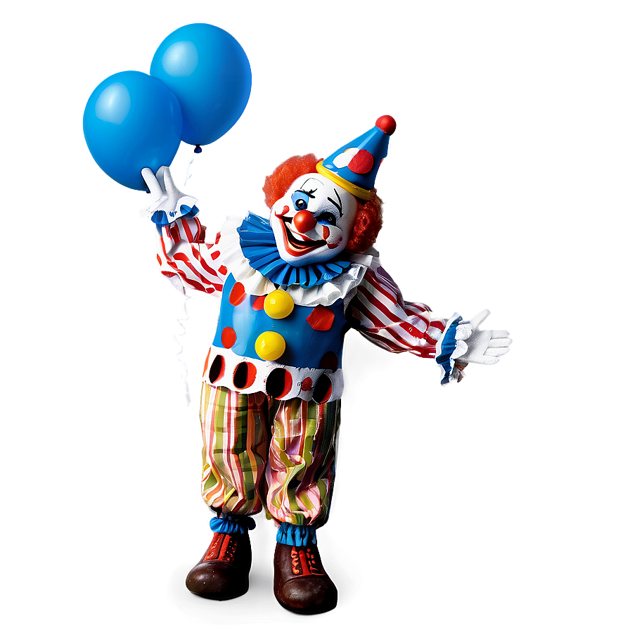 Clown With Balloons Png 05232024