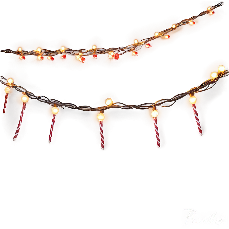 Cluster Christmas String Lights Png 52