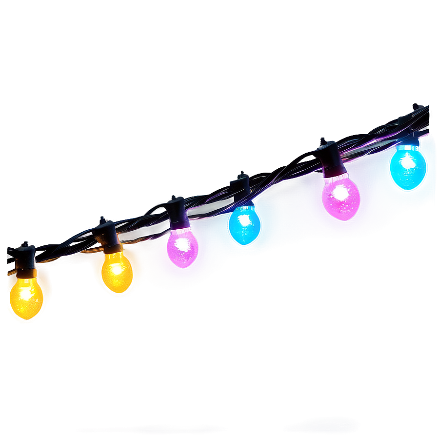 Cluster Christmas String Lights Png 87