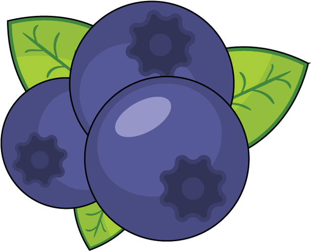 Clusterof Blueberries Illustration