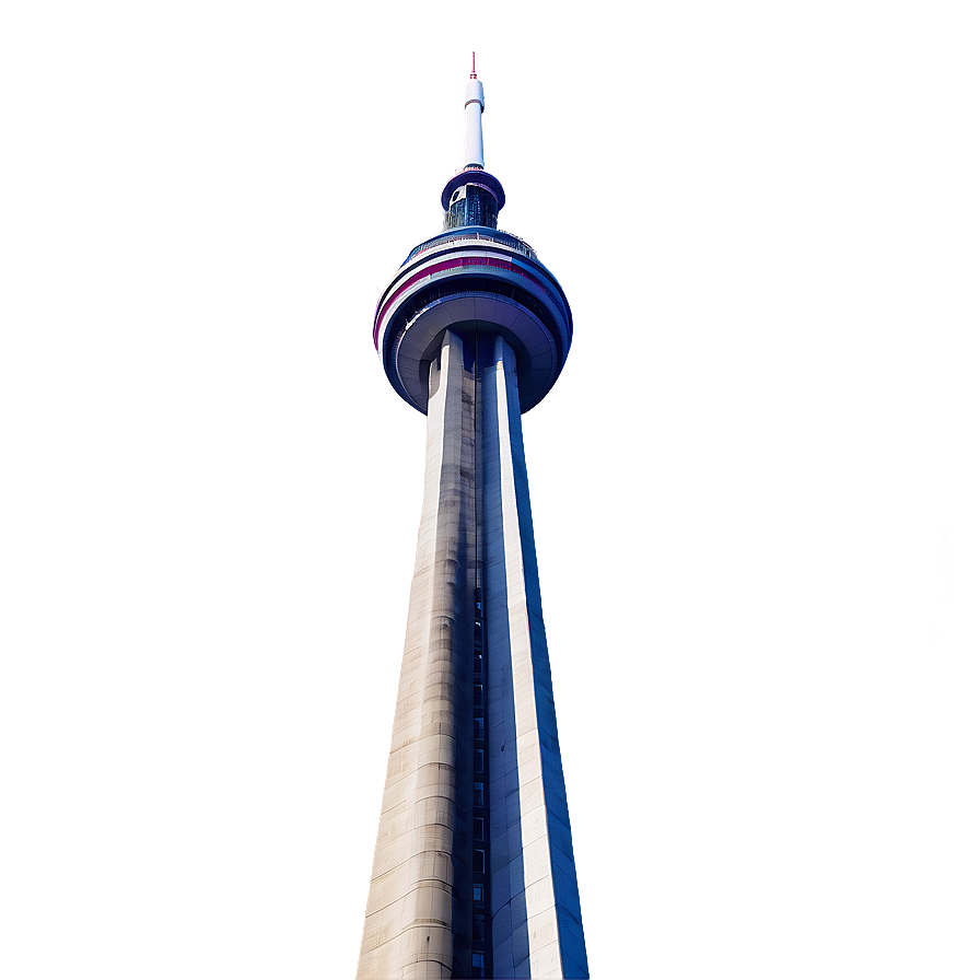 Cn Tower Clear Sky Background Png 06252024