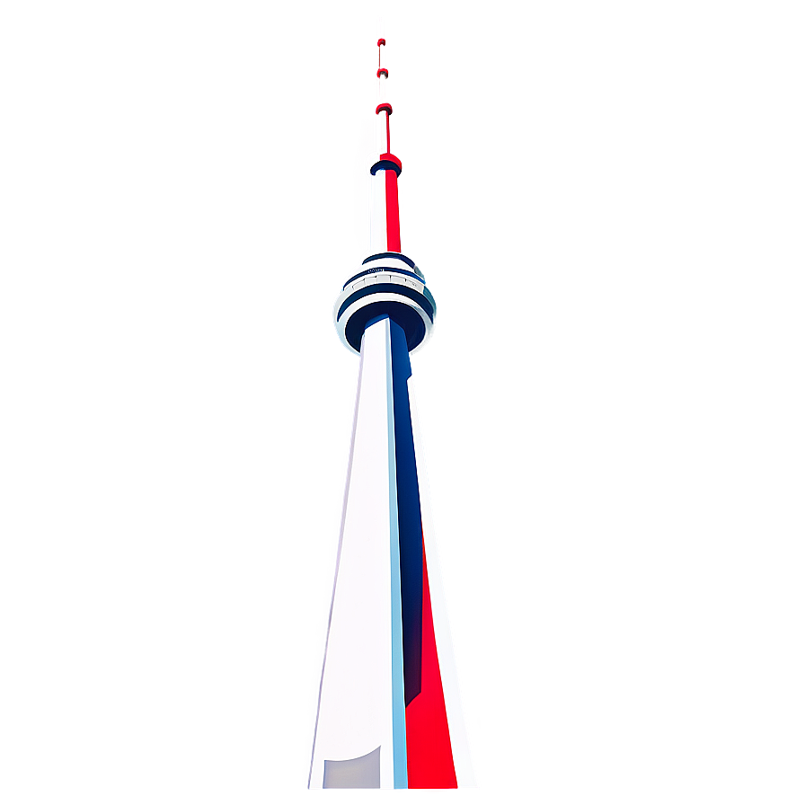 Cn Tower Detailed Vector Png Pdw