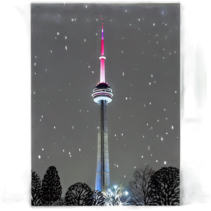 Cn Tower Seasonal Beauty Png Mld18