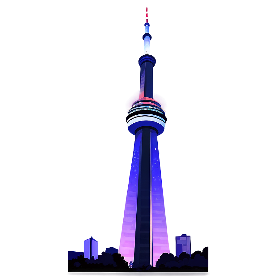 Cn Tower Starry Night Png 29