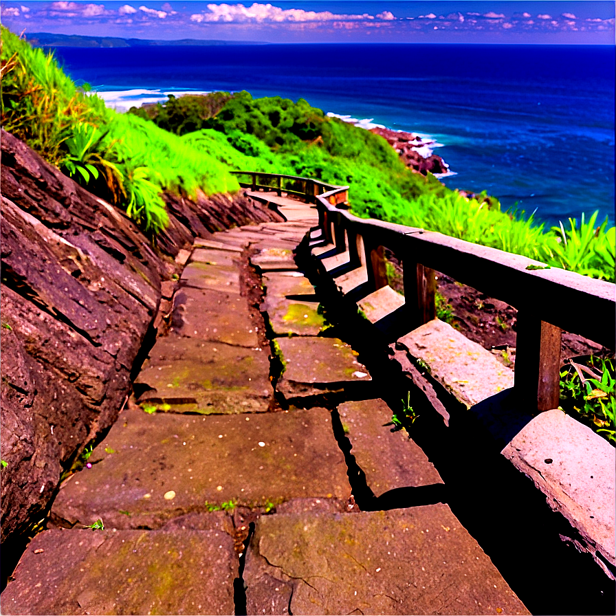 Coastal Cliff Walk Png Txu