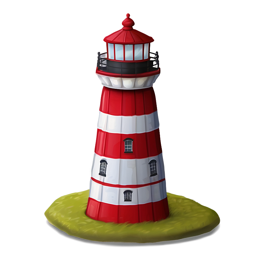 Coastal Lighthouse Scene Png 12