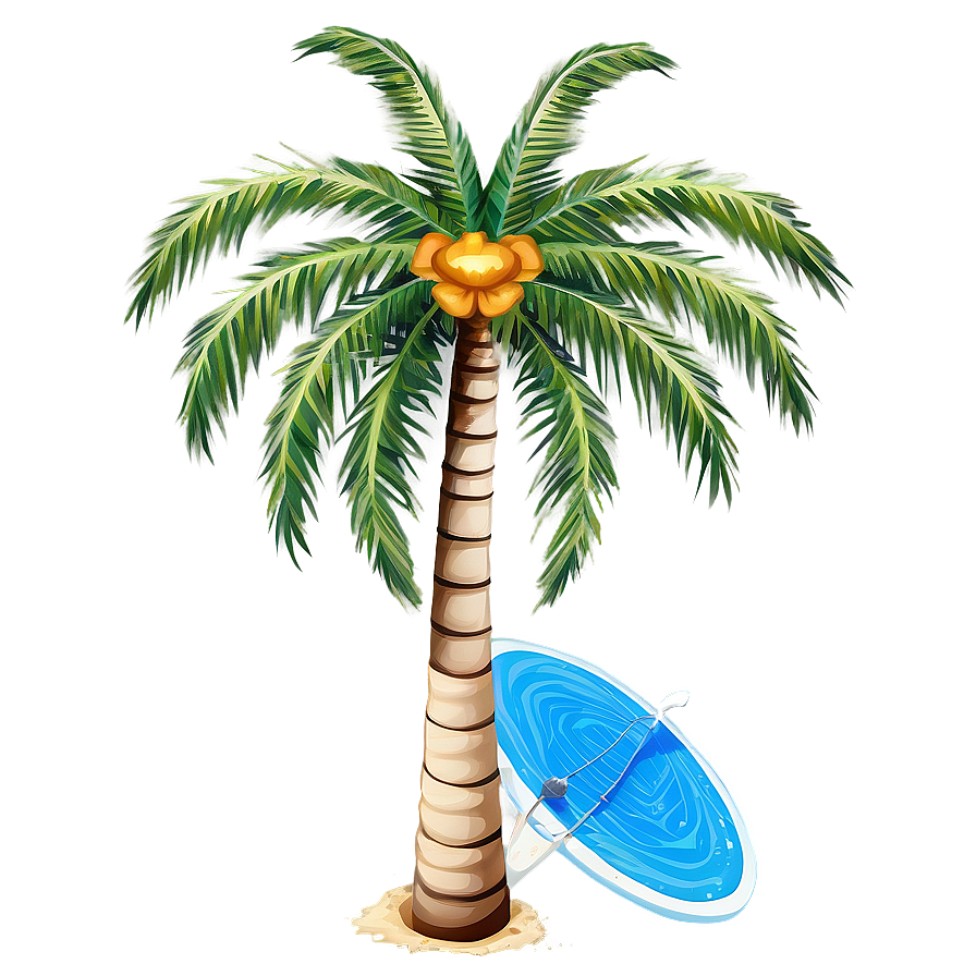 Coastal Palm Tree Shape Png 38