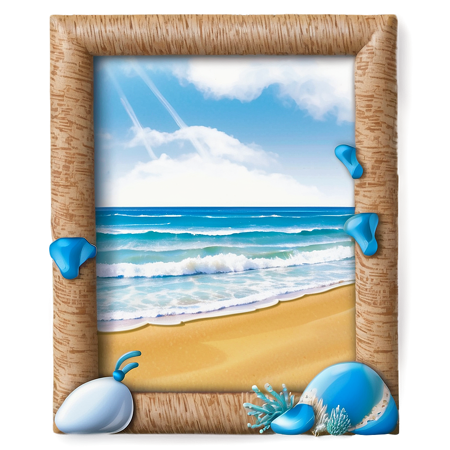 Coastal Style Picture Frame Png Pgj