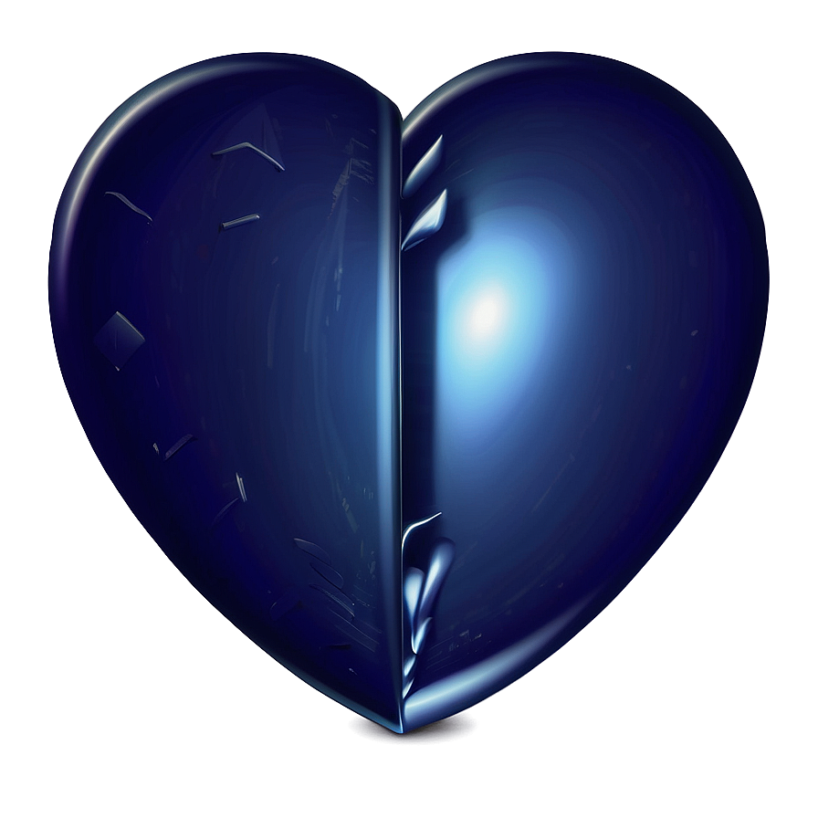 Cobalt Blue Heart Icon Png Faf