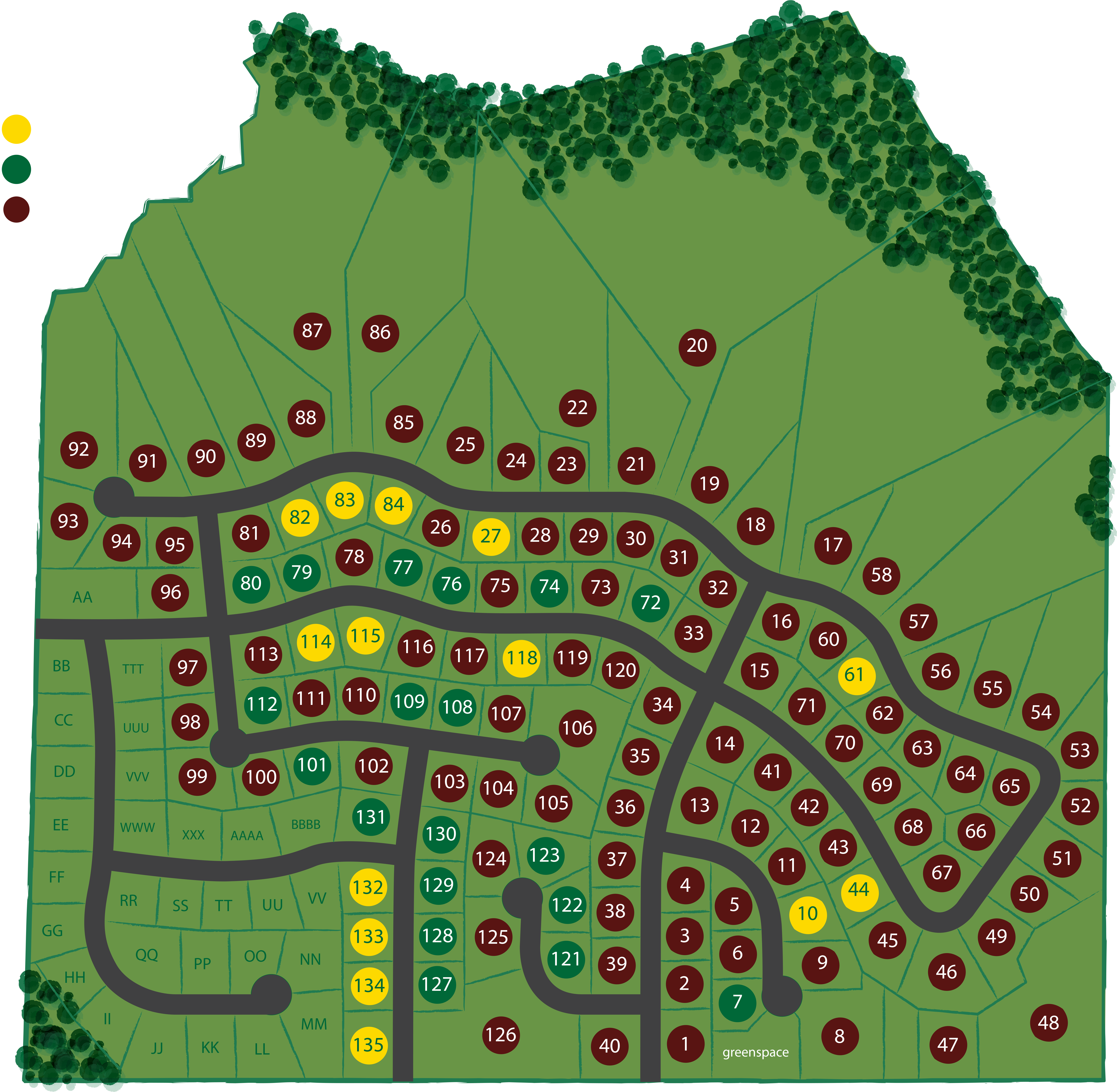 Cobblestone Real Estate Plot Map