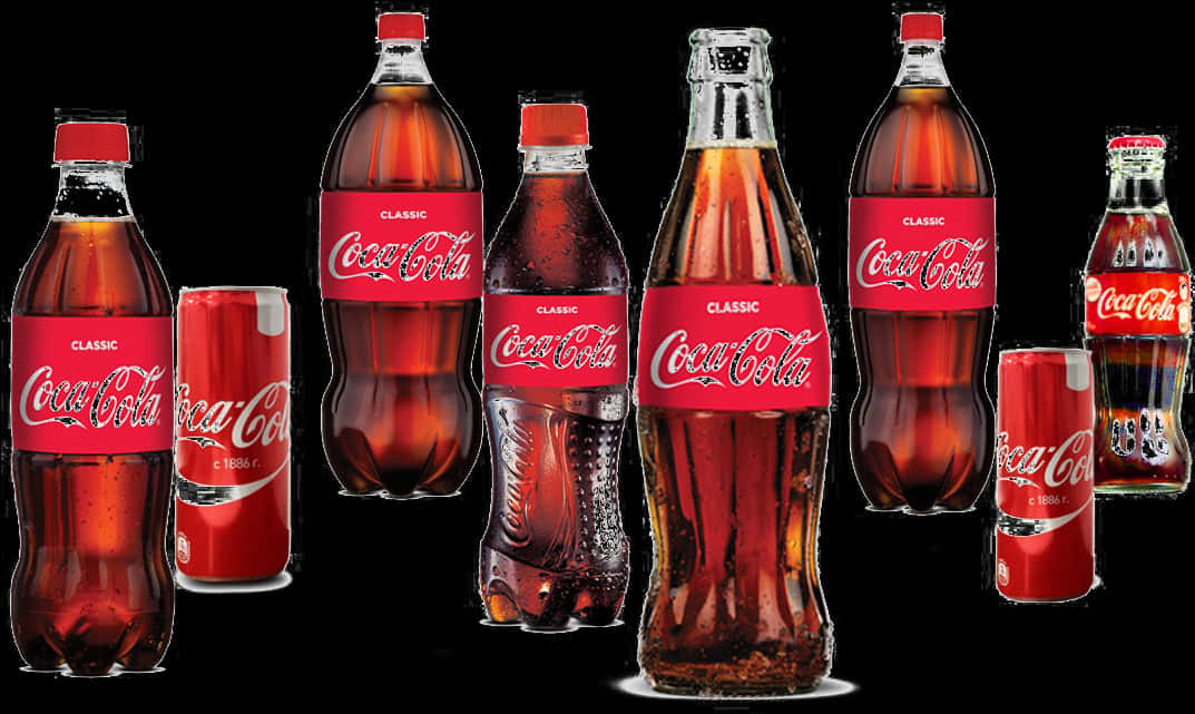 Coca Cola Bottleand Can Variety