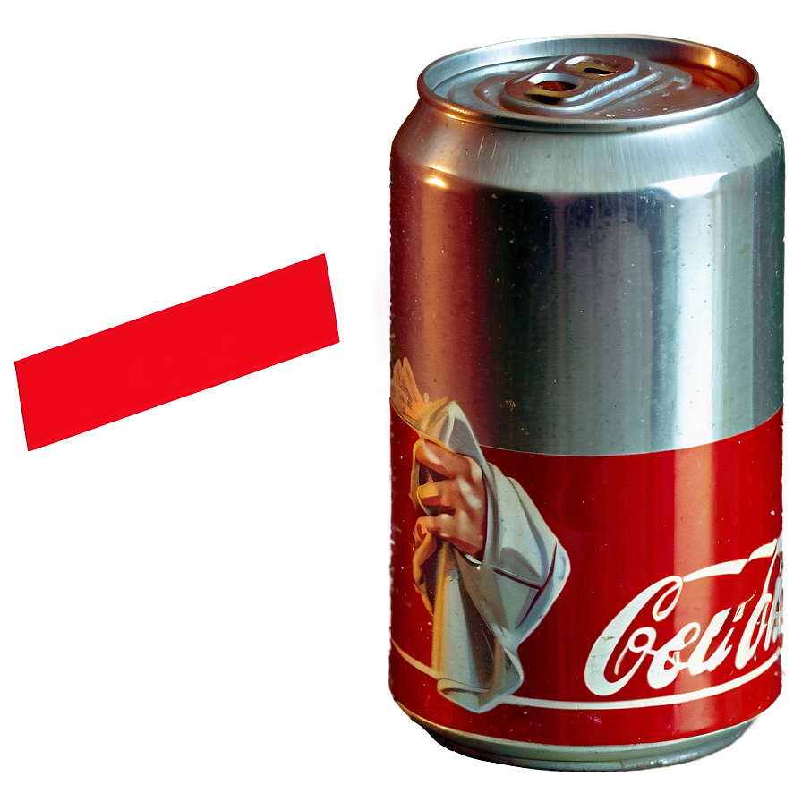 Coca Cola Can Vintage Ad Png Tit