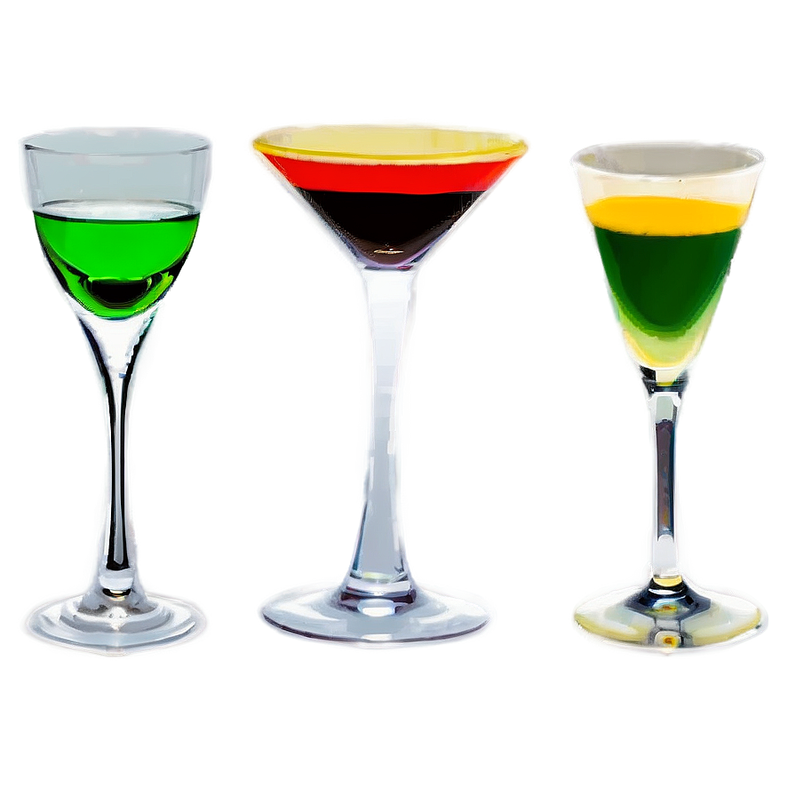 Cocktail Glass Set Png Lub