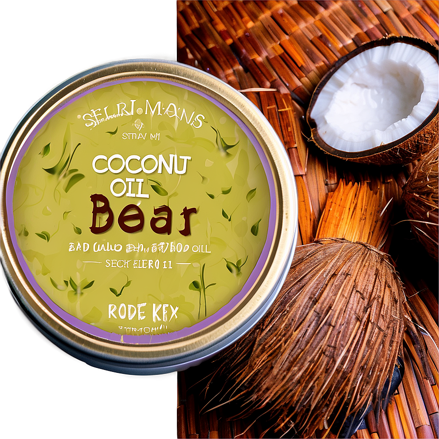 Coconut Oil Beard Balm Png 22