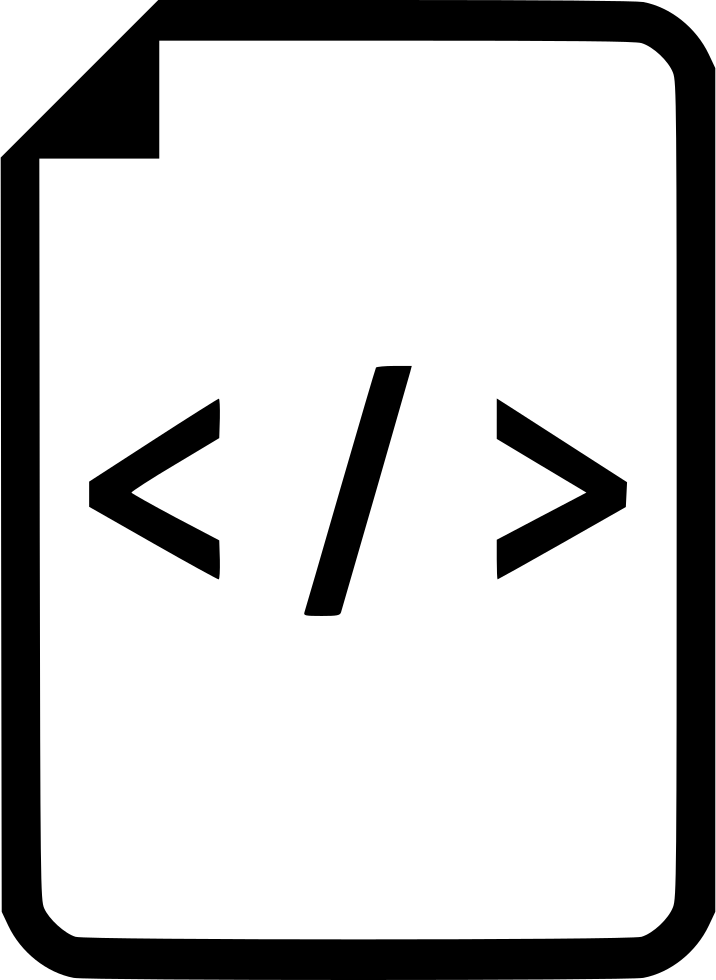 Code Icon File Document