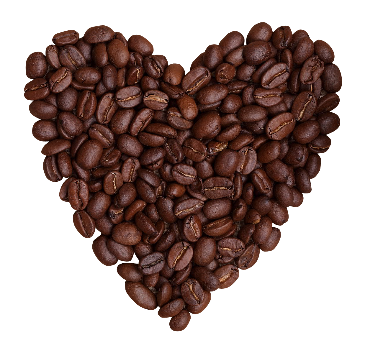 Coffee Bean Heart Shaped Arrangement