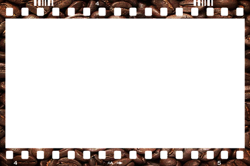 Coffee Beans Frame Background