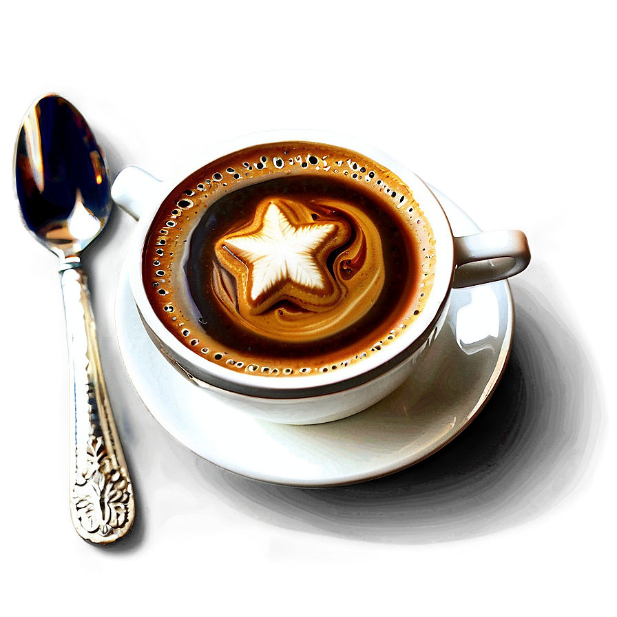 Coffee Cup With Spoon Png Xqv15