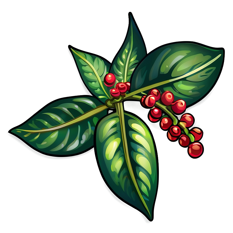 Coffee Plant Clipart Png Qic