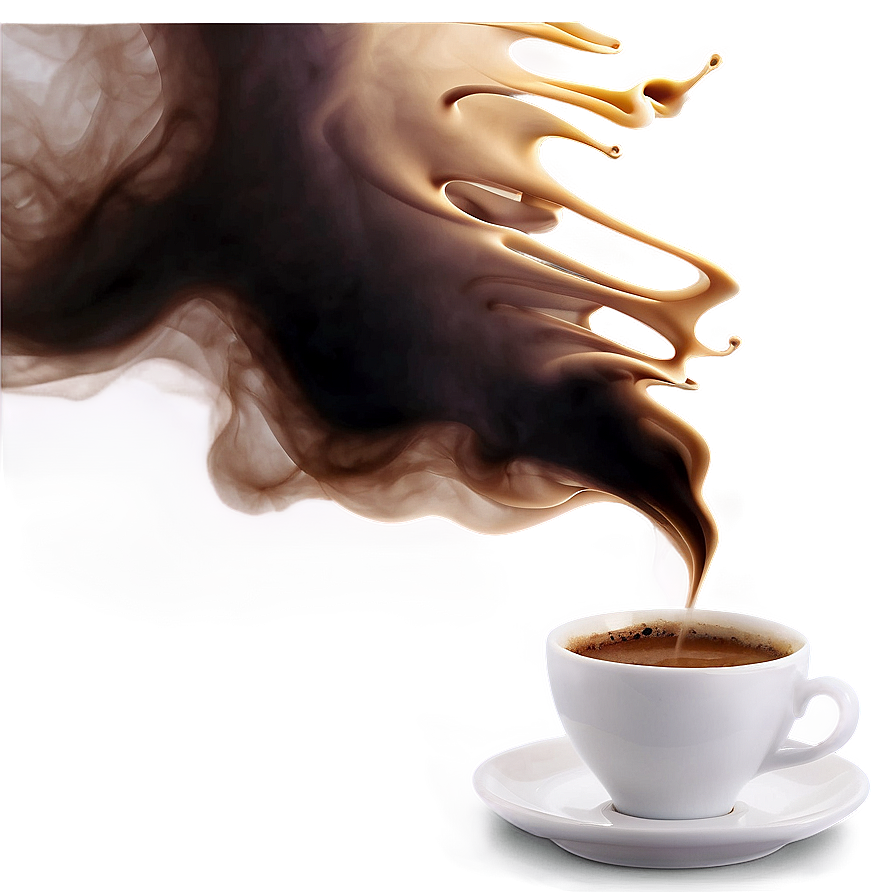 Coffee Smoke Elegance Png 95