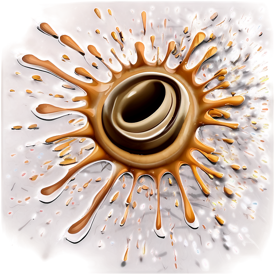 Coffee Splash Pattern Png 06272024