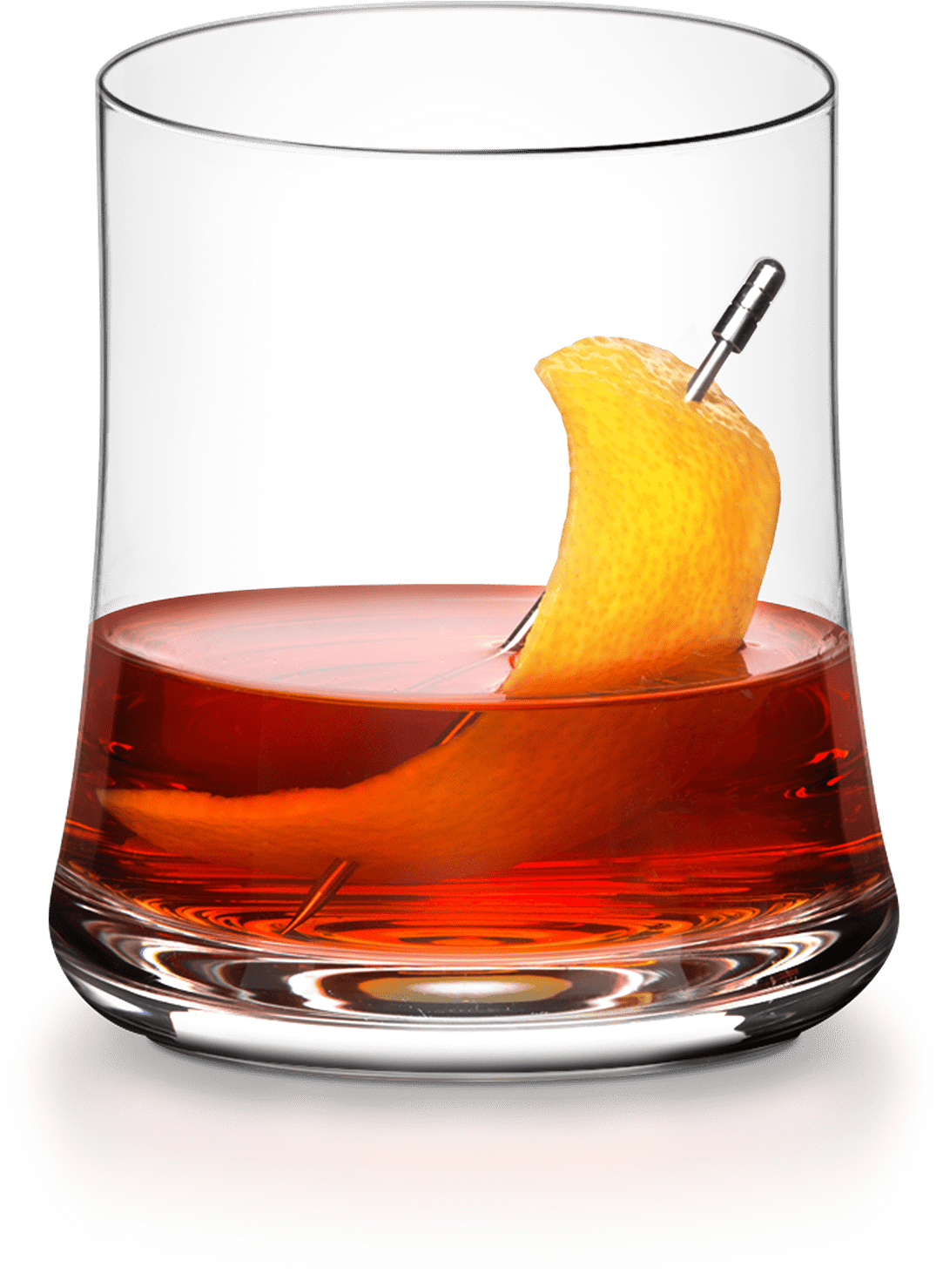 Cognac Glass With Orange Twist