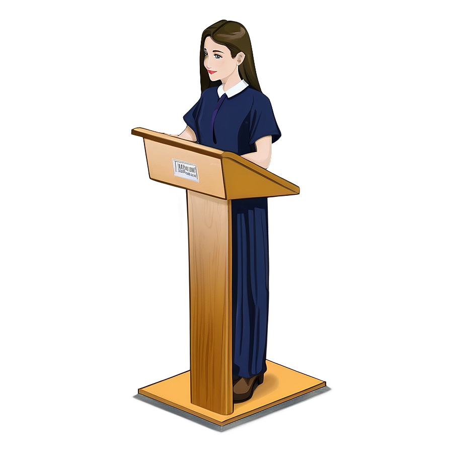 College Lecture Podium Png 54