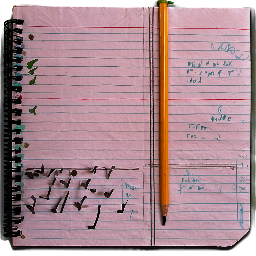 College Ruled Notebook Paper Png 95