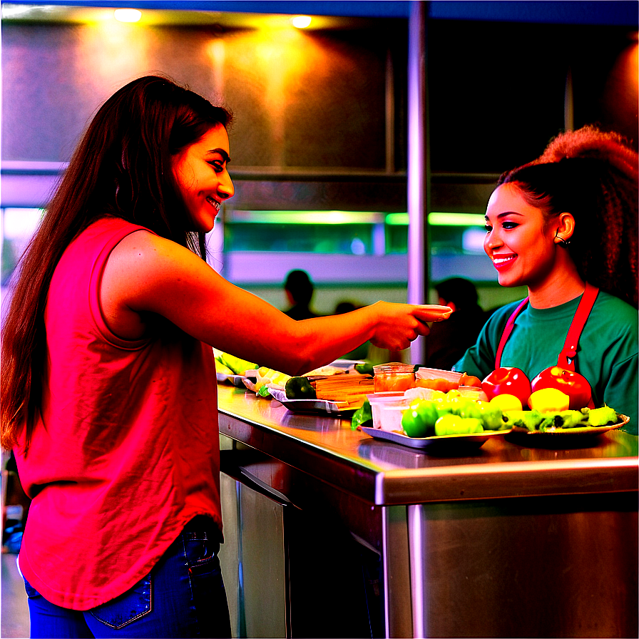 College Vegan Cafeteria Png 15