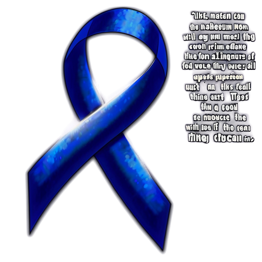 Colon Cancer Ribbon With Quotes Png 20