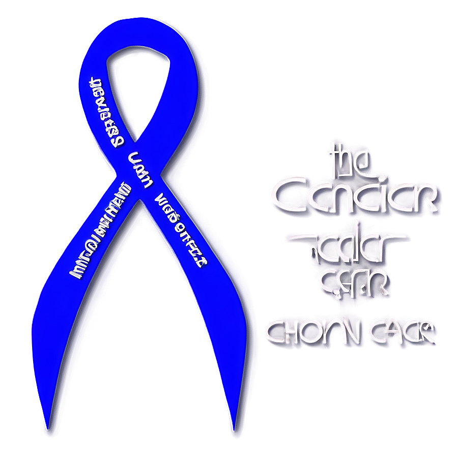 Colon Cancer Ribbon With Quotes Png Hrf