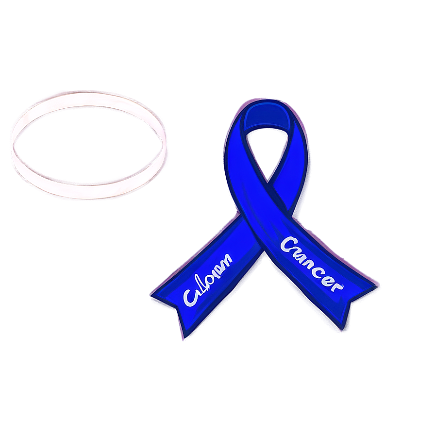 Colon Cancer Ribbon With Text Png Jhw