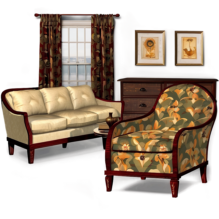 Colonial Living Room Tradition Png Gnj