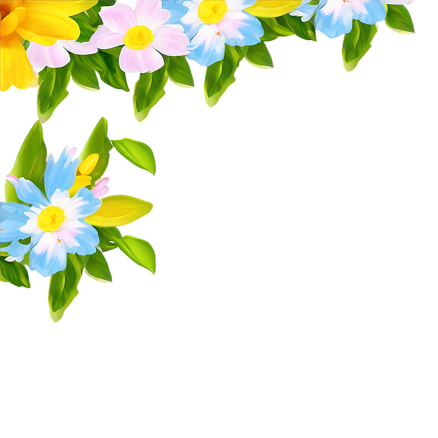 Color Splash Spring Flower Png 06272024