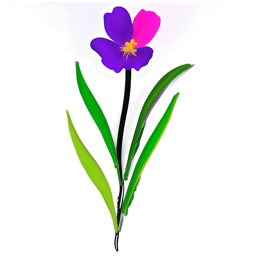 Color Splash Spring Flower Png Pfy