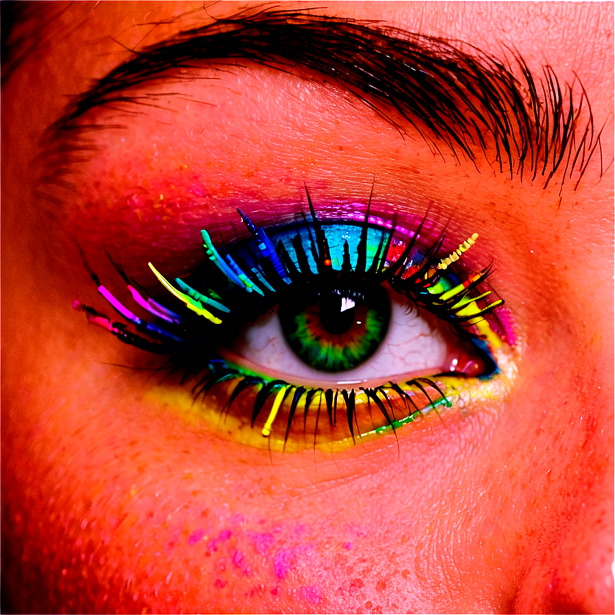 Colored Eyelashes Png 45