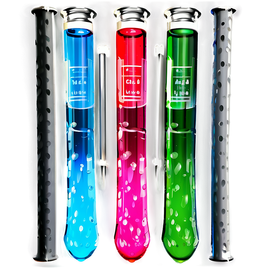 Colored Liquid Test Tubes Png Moh11