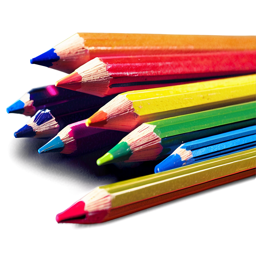 Colored Pencil Artwork Png 06212024