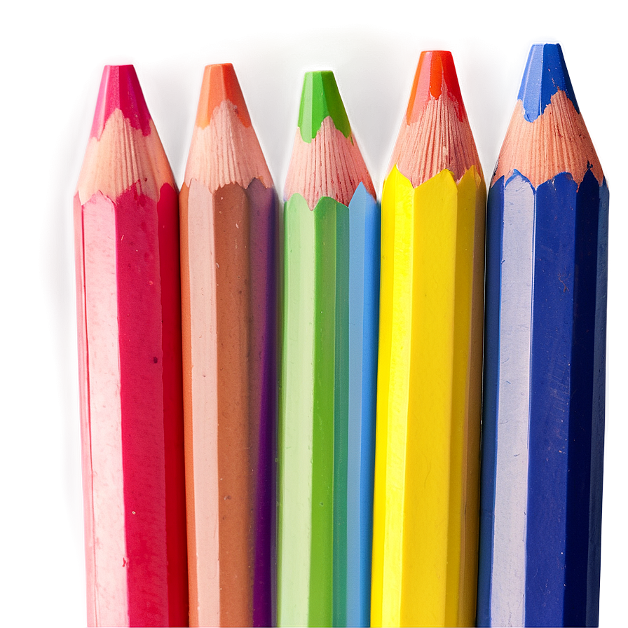 Colored Pencil Pack Png 42