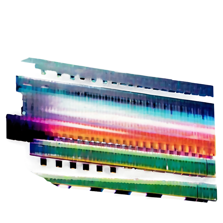 Colored Scanlines Effect Png 06202024