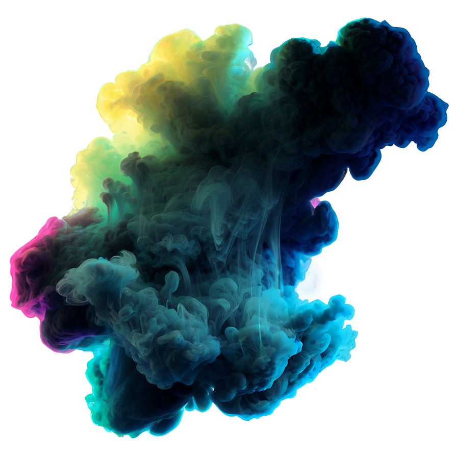 Colored Smoke Cloud Png 64