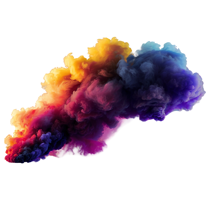 Colored Smoke Explosion Transparent Png Ruj