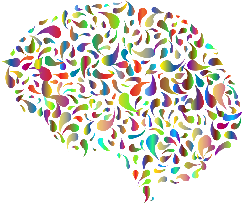 Colorful Abstract Brain Design