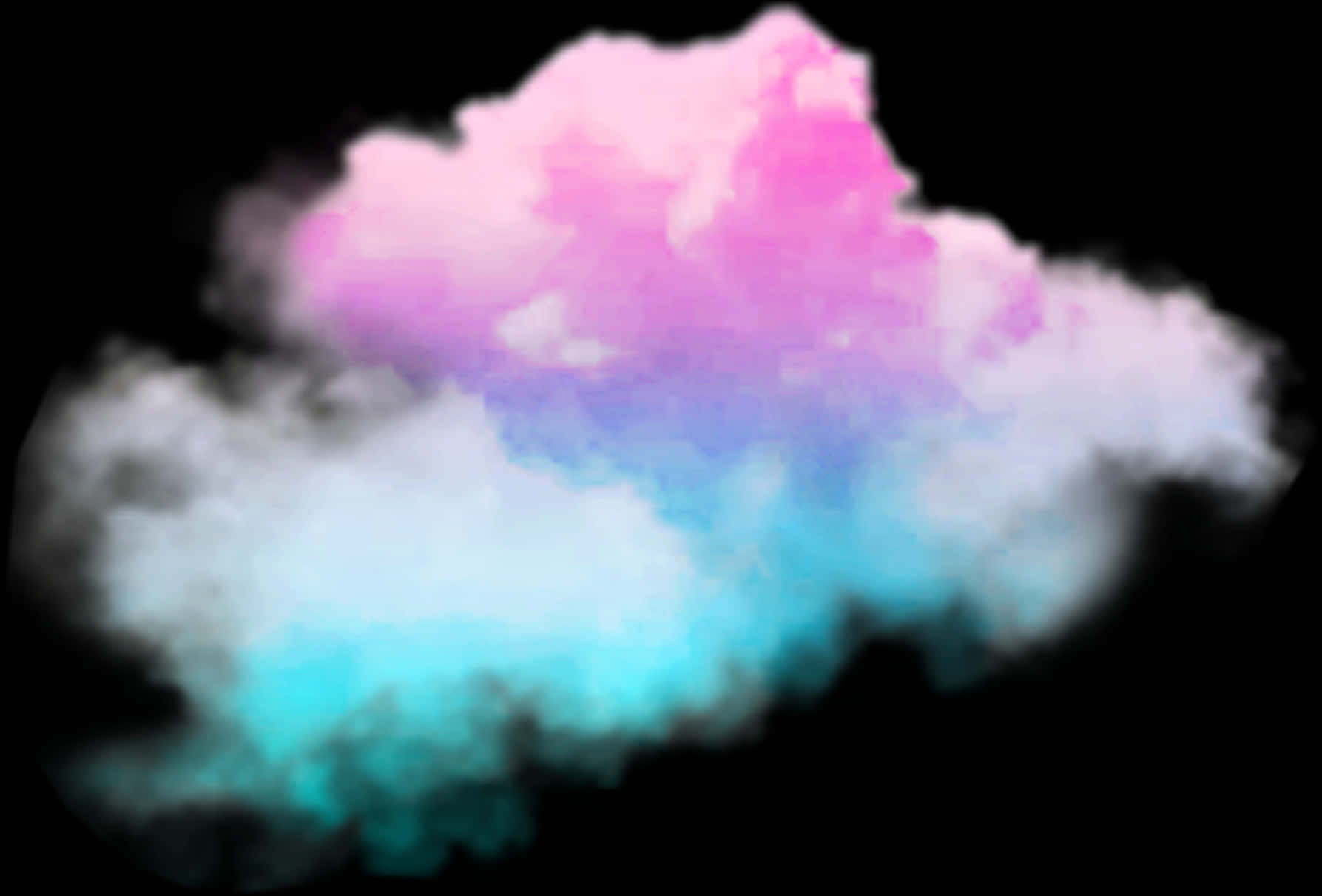 Colorful Abstract Cloud Painting